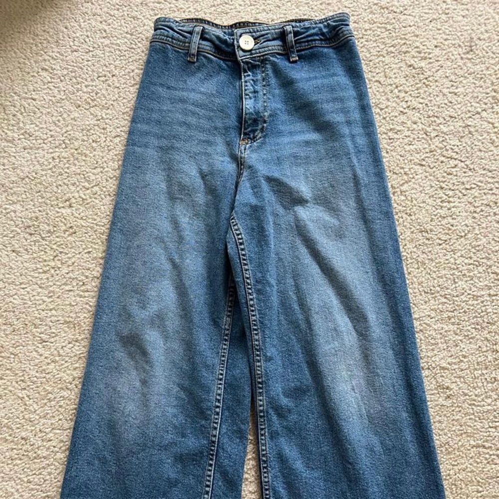 Zara KIDS wide legged denim pants